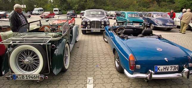 Eine Clique sportlicher Engländer war auch dabei