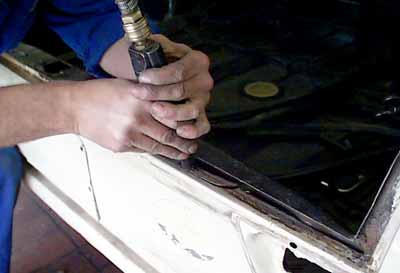 Restauration eines Mercedes W111 250SE - Aussenbereich - Bericht von Pleff