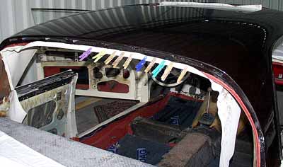 Restauration eines 250SE Coupe W111 - Bericht von Pleff - Dach und Himmel