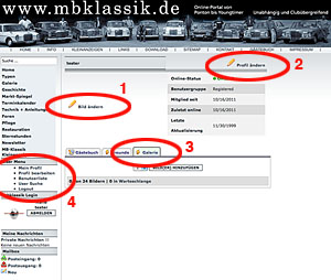 mbklassik - Profil einrichten oder ändern