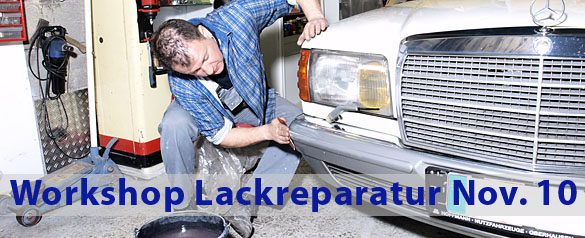 Workshop Lackreparaturen mit Frank Forsbach